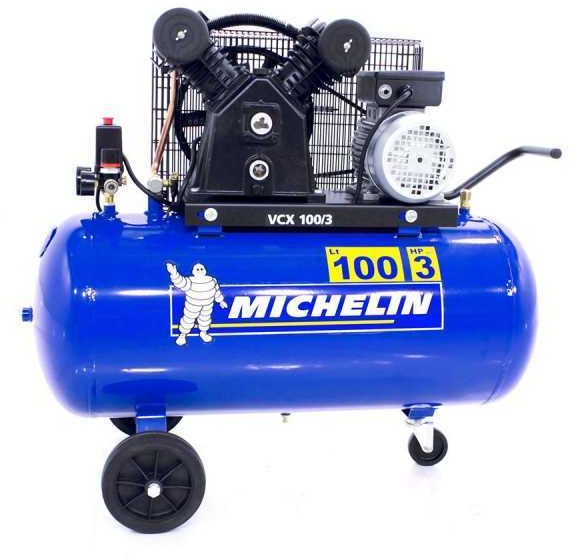 Michelin VCX 100-3 - Elektrischer Kompressor mit Riemenantrieb - Motor 3PS -100Lt