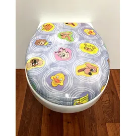 ADOB WC-Sitz Comic bunt