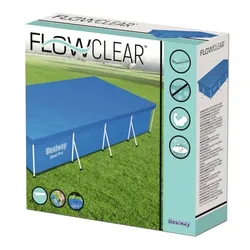 Abdeckung Schutzabdeckung für rechteckiges Schwimmbad bestway 58106 misst 300x200cm.