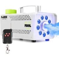fuzzix F509LW Nebelmaschine Mini mit LED Lichteffekt Weiß