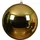 buttinette Weihnachtskugel aus Kunststoff, gold, 14 cm Ø