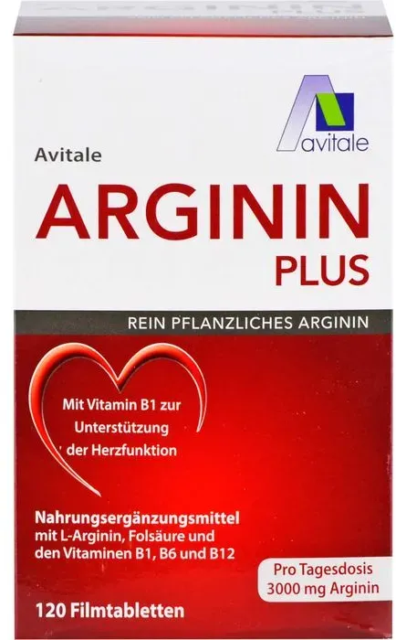 ARGININ PLUS Vitamin B1+B6+B12+Folsäure Filmtabl. 120 St.