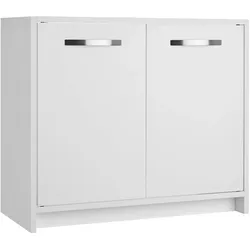 TECTAKE Waschbeckenunterschrank Katalina, geräumig, Belastbarkeit 20 kg - weiß