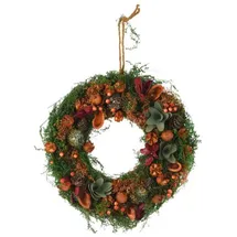 Home & Styling Collection Home Styling Collection Herbstkranz, Mehrfarbig, Kunststoff, 29x7x29 cm, Dekoration, Weihnachtsdekoration