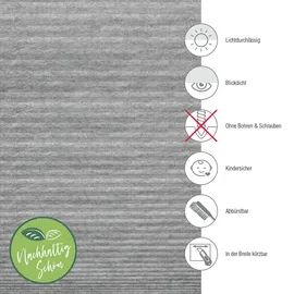 GARDINIA Plissee Concept Lilly Green 70 x 130 cm grau