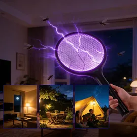 ideoon home Fliegenklatsche Elektrisch 2er-Set
