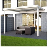 Gutta Terrassendach Premium, BxT: cm, Bedachung Doppelstegplatten, BxT: 309x306 cm Dach Polycarbonat Opal