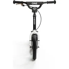 Yedoo Scooter Yedoo One für Kinder ab 100 cm. mit Luftreifen 12/12 und Ständer Schwarz Schwarz
