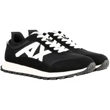 Armani Exchange Sneaker Low Schwarz/Weiß Herren 43