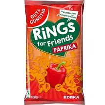 Gut&Günstig Kartoffelringe Paprika Chips 100,0 g