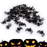 50st Prank realastic Spider/croacher, 12St Halloween Mini Kürbis Aufbewahrungsbox, Kann Platziert Werden Prank Scary Spielzeug, Süßigkeiten, Halloween Party Favors (50pcs spinne)