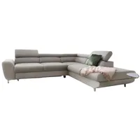 JVmoebel Ecksofa Schlafcouch Sofa Bettfunktion Eck Garnitur Multifunktions Couch Sofas, Made in Europa grau