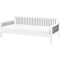 Beliani Tagesbett Weiß, Holz, Schlafzimmer, Betten