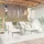 vidaXL Gartenliege 195 x 60 x 95 cm schwarz 2 St.