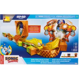 Jakks Pacific Sonic - The Hedgehog Go Go Racers Minifiguren Spielset Abschussrampen Deluxe