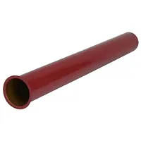 tecuro Tauchrohr 300 mm Geruchsverschluss Rot
