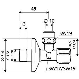 Schell Eckventil COMFORT