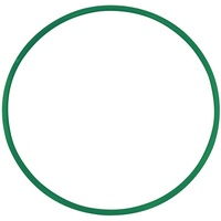 Grevinga® Gymnastikreifen aus Kunststoff (Grün, 60cm)