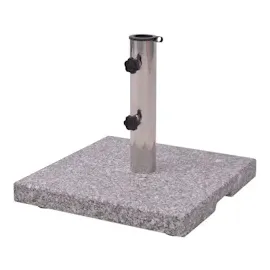 vidaXL Sonnenschirmständer Ständer Basis Quadrat 20kg