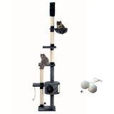 Rohrschneider ® Kletterbaum Lucy mit Gratis-Spielball, grau