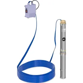 Hillvert Brunnenpumpe 70 mm / 2,75'' 3800 l/h 250 W 20 m Kabel / 28 m Förderhöhe
