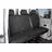 Walser Passform Auto-Sitzbezug, Transporter-Schonbezug Stoff kompatibel mit VW T5, 3er Bankbezug Pritsche