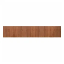 vidaXL Teppich, Rechteckig Braun 60x300 cm Bambus