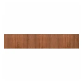vidaXL Teppich, Rechteckig Braun 60x300 cm Bambus