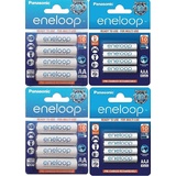 Panasonic Eneloop AA + 8X Eneloop AAA HR06/HR03 wiederaufladbar OVP