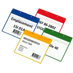 Tarifold 8er-Pack Neodym Kennzeichnungstaschen magnetisch A4 quer