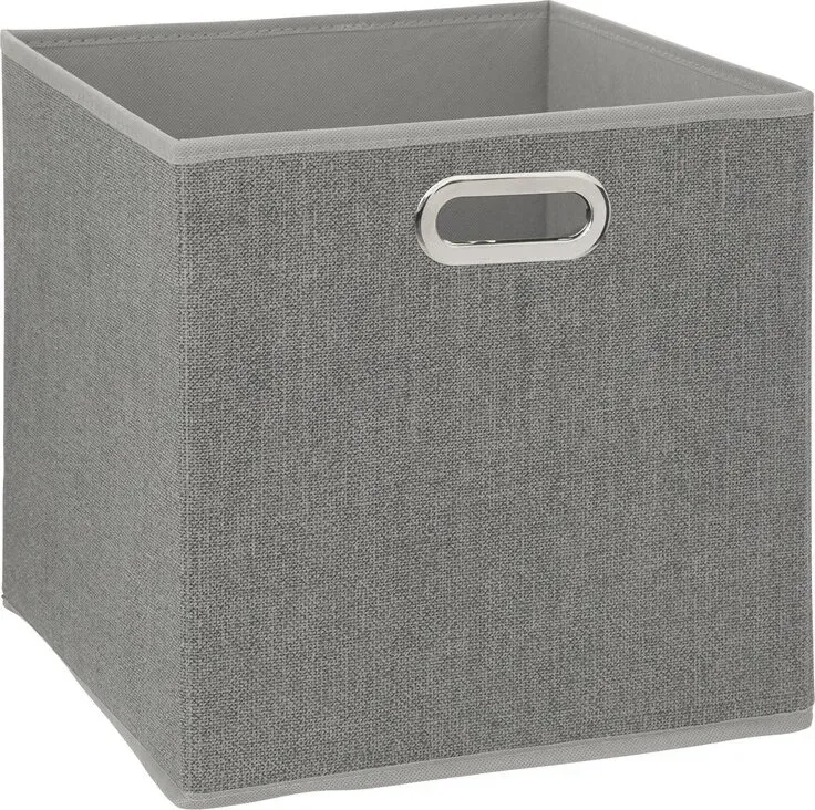 Celadon Leinen-Aufbewahrungsbox 31x31cm