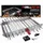 Grillpeter Mangal Edelstahl 2 mm Schaschlickgrill Set + 9 Spieße