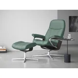 Stressless Stressless® Relaxsessel »Consul«, mit Cross Base, Größe S, M & L, Holzakzent Wenge grün