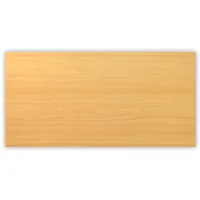 Bümö Schreibtischplatte Buche, Nachbildung,Buche, Rechteckig, 160x2.5x80 cm, FSC Mix,