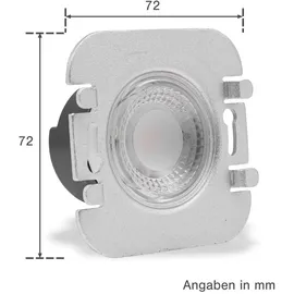 Longlife LED LED Treppenleuchte 1 eckig weiß/Aluminium