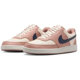 Nike Court Vision Low Next Nature Damen Particle Pink/Pale Ivory/Metallic Gold/Midnight Navy 38