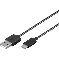 goobay USB-C auf USB-A 0,5 m Schwarz
