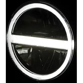 Highsider 5 3/4 Zoll LED-Scheinwerfer Pecos Typ 6 mit TFL Schwarz Matt