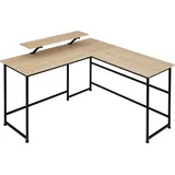 Tectake Schreibtisch Melrose 140x130x76,5cm 1