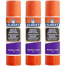 Elmer's lila Klebestift 6 g 3 Stück
