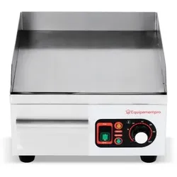 Elektrische Profi-Plancha 36 cm – 2000 W – Gleichmäßige Hitzeverteilung, aus Edelstahl – Equipementpro