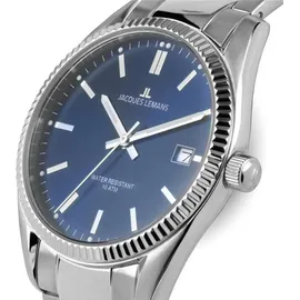 Jacques Lemans Derby Quarz Edelstahl/Blau 40,0 mm 50-3C