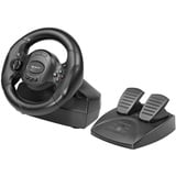 Tracer Rayder 4 in 1 Lenkrad Kompatibel mit PC/PS3/PS 4/Xone 2-Pedalset Gas Bremspedale 180-Grad-Rotationswinkel Racing Wheel