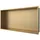 Aloni Wandnische Edelstahl Gold gebürstet rostfrei 300x600x100mm