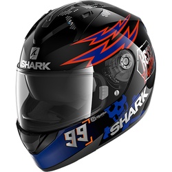 Shark Ridill 1.2 Catalan Bad Boy Helm, zwart-rood-blauw, XL Voorman