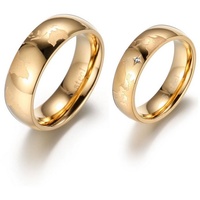 Firetti Partnerring Schmuck Geschenk "LIEBE" Earth, mit oder ohne Zirkonia (synth) goldfarben|gelb 58