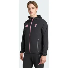 adidas Juventus Turin Tiro 25 Competition Vis Tech Travel Jacke schwarz|rosa L
