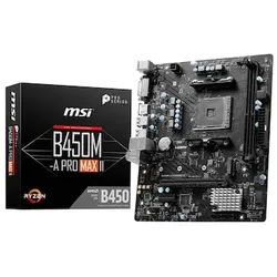 MSI B450M-A PRO MAX II Mainboard AM4 HDMI/DVI