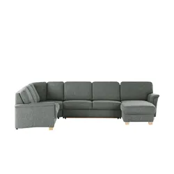 smart Wohnlandschaft  Valencia ¦ grau ¦ Maße (cm): B: 341 H: 90 T: 179.0