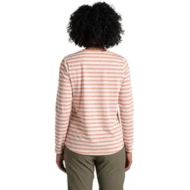 Craghoppers Nosilife Akona Langarm-t-shirt - Clay Stripe - 38